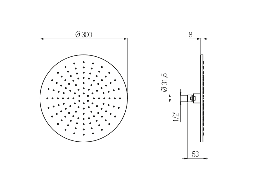 Radomonte SFX30 - disegno tecnico