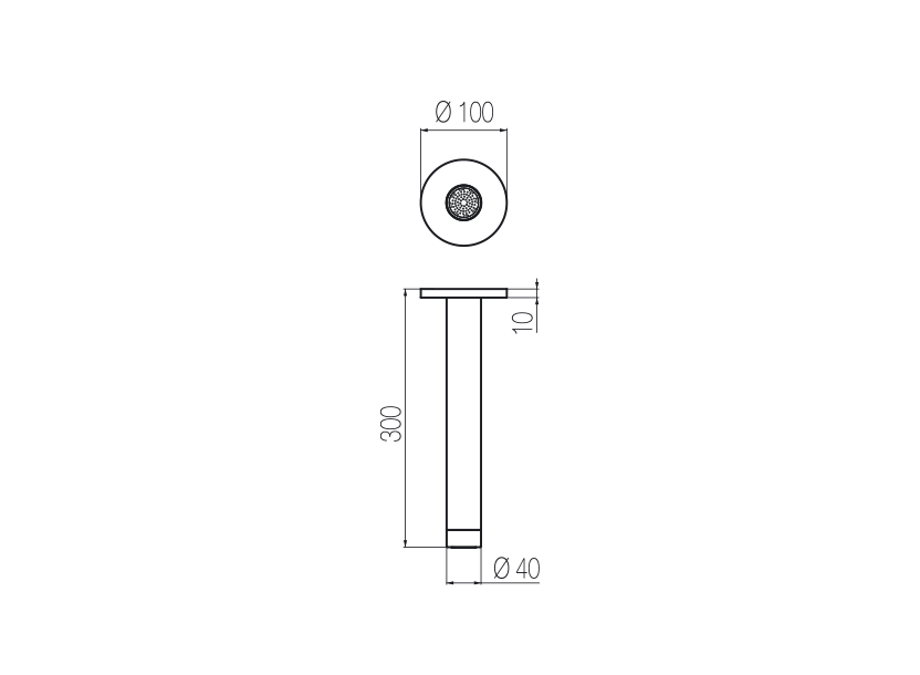 Radomonte SSN1 - disegno tecnico