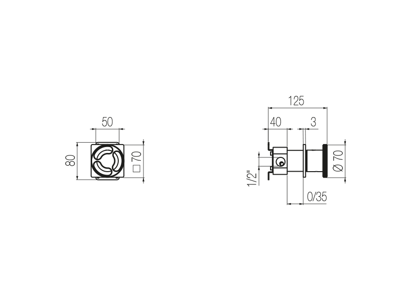Radomonte TKN11 - disegno tecnico