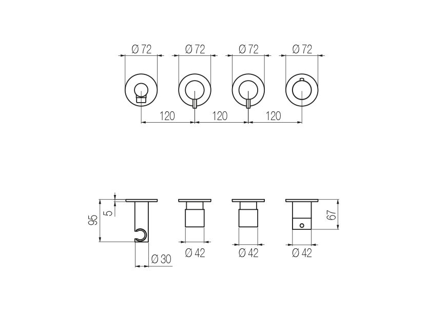 Radomonte TQN51 - disegno tecnico