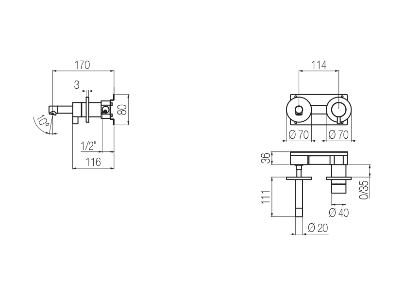 Radomonte TQW17 - disegno tecnico