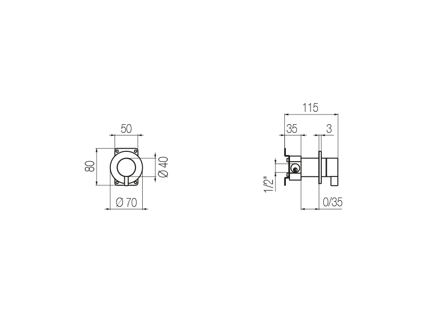 Radomonte TQW8 - disegno tecnico