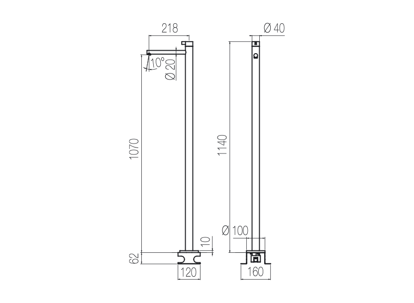 Radomonte TQW97 - disegno tecnico