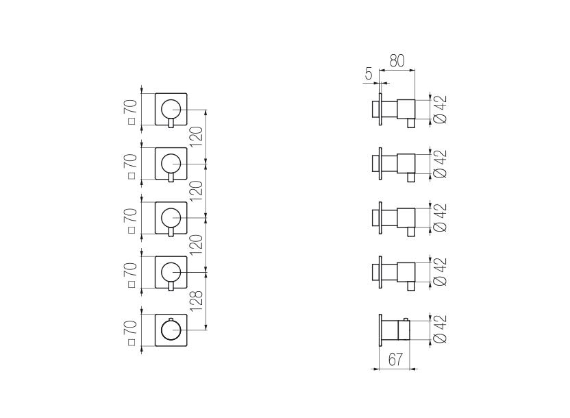 Radomonte TRN57 - disegno tecnico