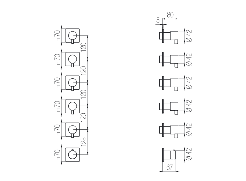 Radomonte TRN58 - disegno tecnico