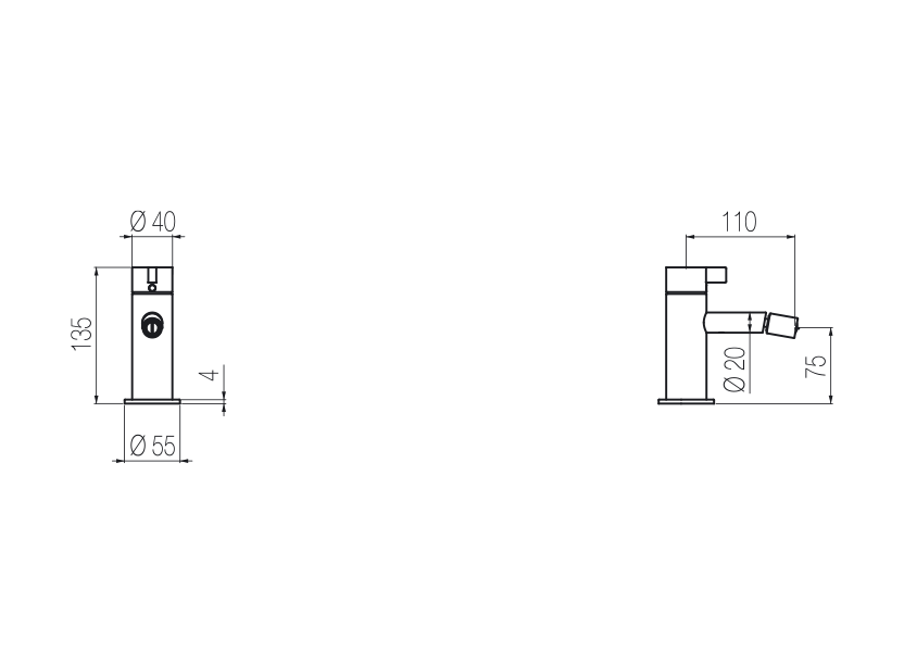 Radomonte TWQ83 - disegno tecnico