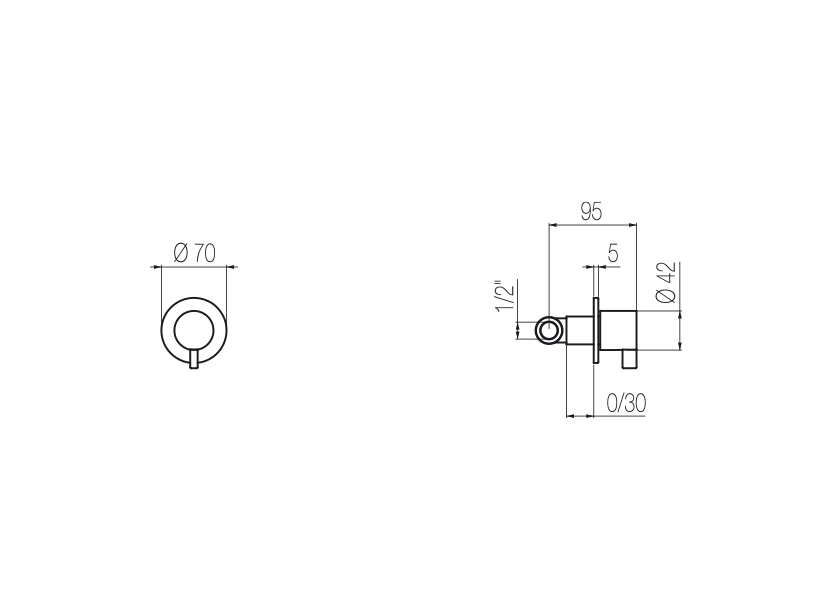 Radomonte TXQ49 - disegno tecnico