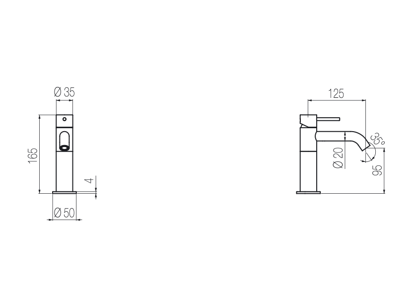 Radomonte ZER1 - disegno tecnico