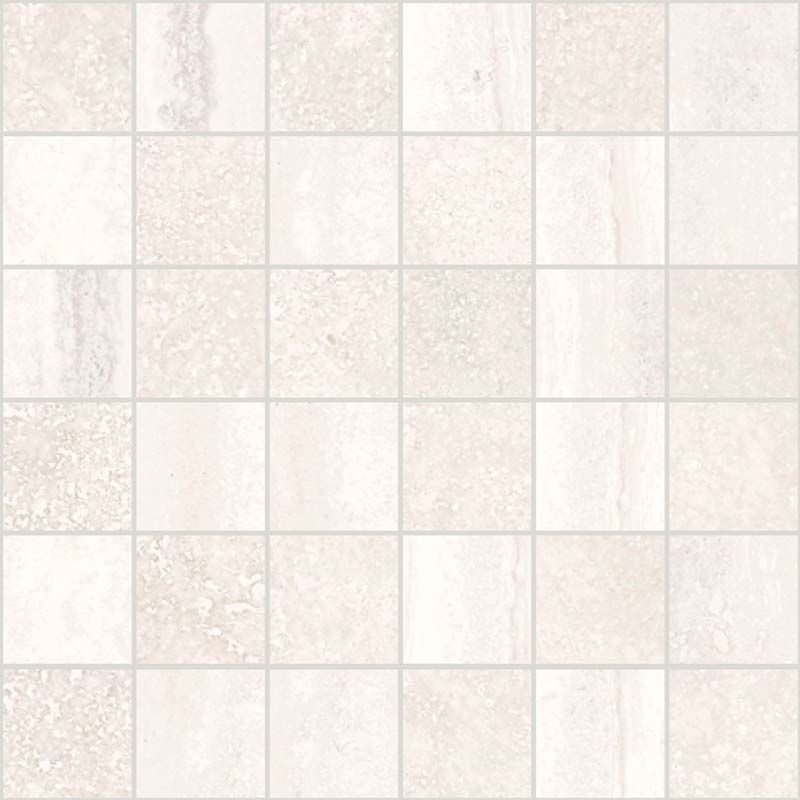Sant'agostino Via Appia Mosaico White 30x30 cm Naturale minimale ufficiale Ceramica Sant’Agostino