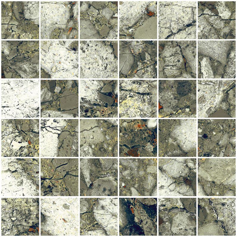 Sant'agostino Venistone Mosaico Emerald 30x30 cm Kry lucido minimale ufficiale Ceramica Sant’Agostino