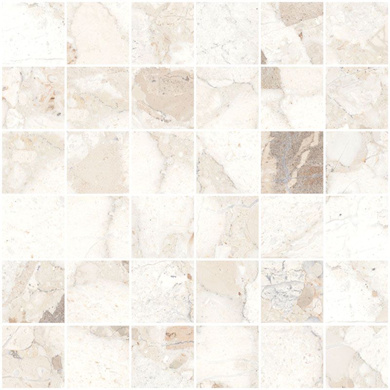 Sant'agostino Venistone Mosaico Ivory 30x30 cm Naturale minimale ufficiale Ceramica Sant’Agostino
