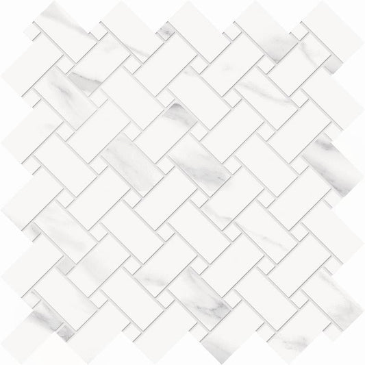 Emilceramica Tele di Marmo Statuario Michelangelo Intrecci 30x30 Full Lappato EEHQ | Miglior prezzo nel 2025 su Cego Ceramiche