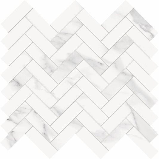 Emilceramica Tele di Marmo Statuario Michelangelo Mosaico Trama 32x28 Full Lappato EEGW | Miglior prezzo nel 2025 su Cego Ceramiche