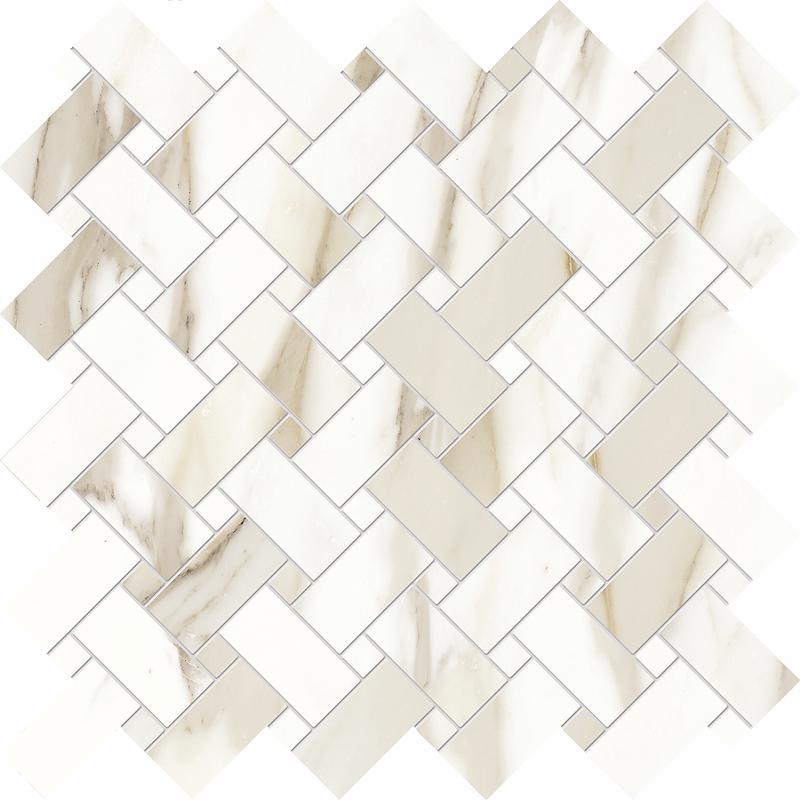Emilceramica Tele di Marmo Reloaded Calacatta Gold Canova Intrecci 30x30 Full Lappato E0R4 | Miglior prezzo nel 2025 su Cego Ceramiche