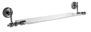 Tl Bath Queen mensole plexiglass cm 70 cromo 6613