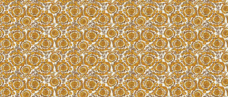 Minimale da catalogo ufficiale - Versace Manifesto Barocco White 120x280 Lux