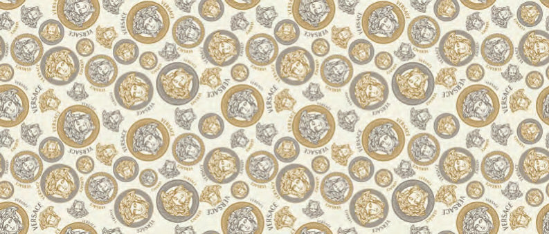 Minimale da catalogo ufficiale - Versace Manifesto Medusa White 120x280 Lux