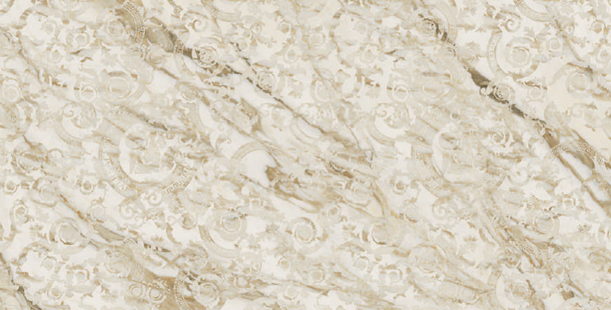 Minimale ufficiale variante A/B - Versace Maximvs Calacatta Bright Megabarocco A 163,5x323 Lux