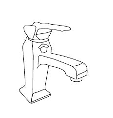 Disegno tecnico PDF ufficiale - Versace Superbe Rubinetto Monoforo Lavabo - finitura non rappresentata