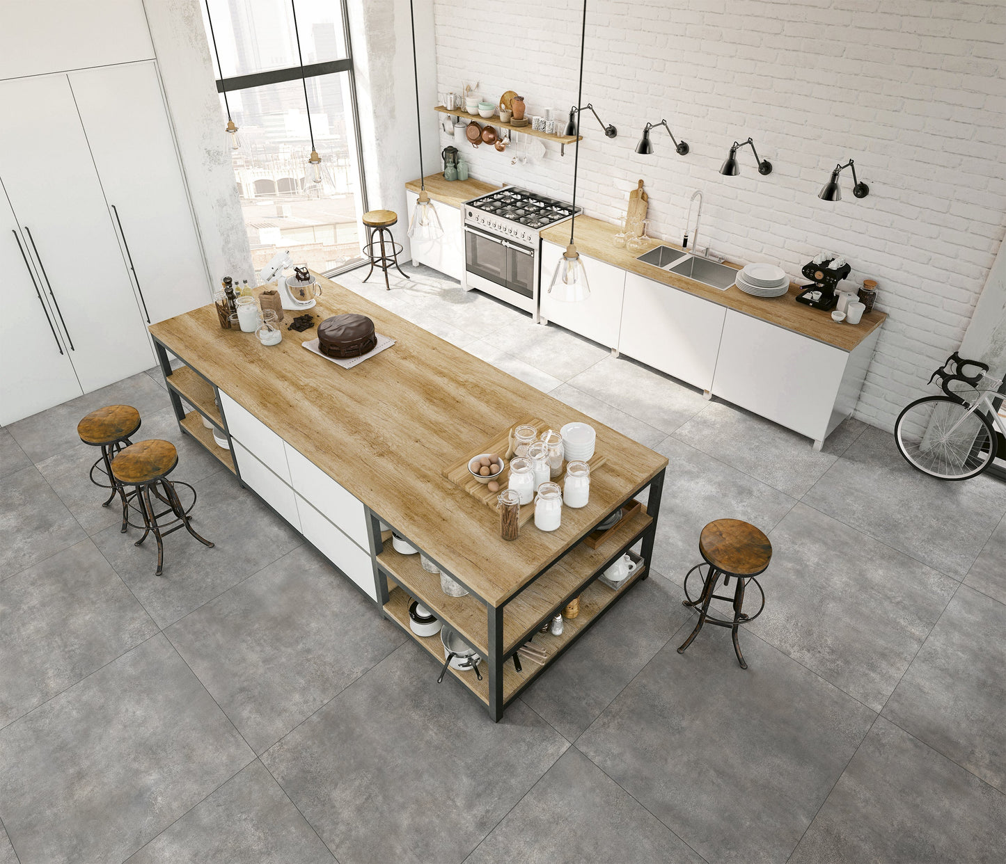 Skyline Fumo 60x120 - Gres Porcellanato di LA FABBRICA AVA - Prezzo solo €48! Compra ora su CEGO CERAMICHE