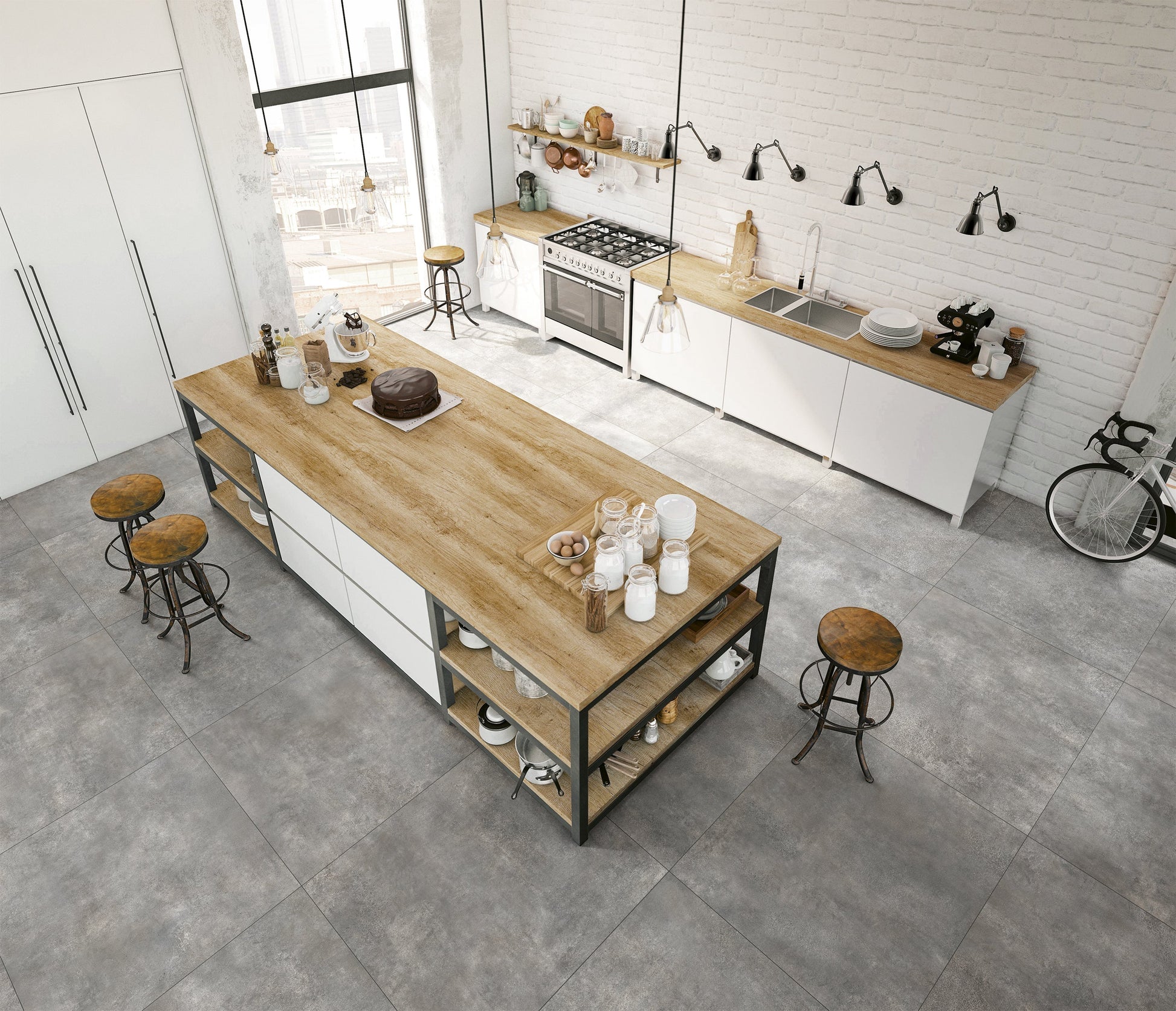 Skyline Fumo 60x120 - Gres Porcellanato di LA FABBRICA AVA - Prezzo solo €48! Compra ora su CEGO CERAMICHE
