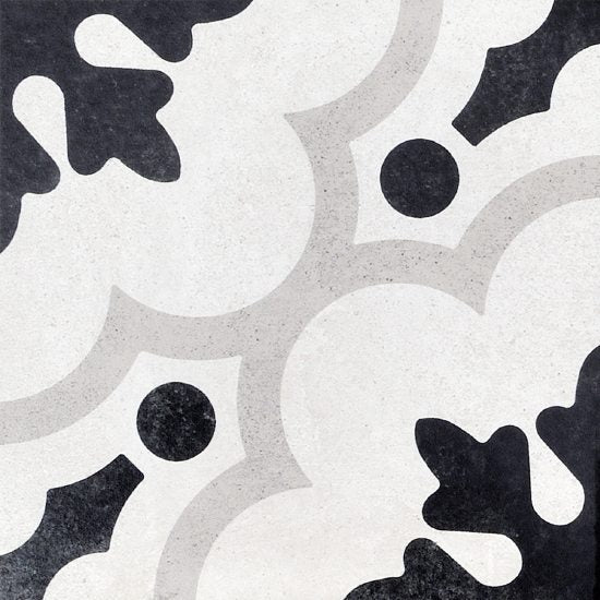 Cementine Black & White-2-20x20 - Gres Porcellanato di Fioranese - Prezzo solo €51.85! Compra ora su CEGO CERAMICHE