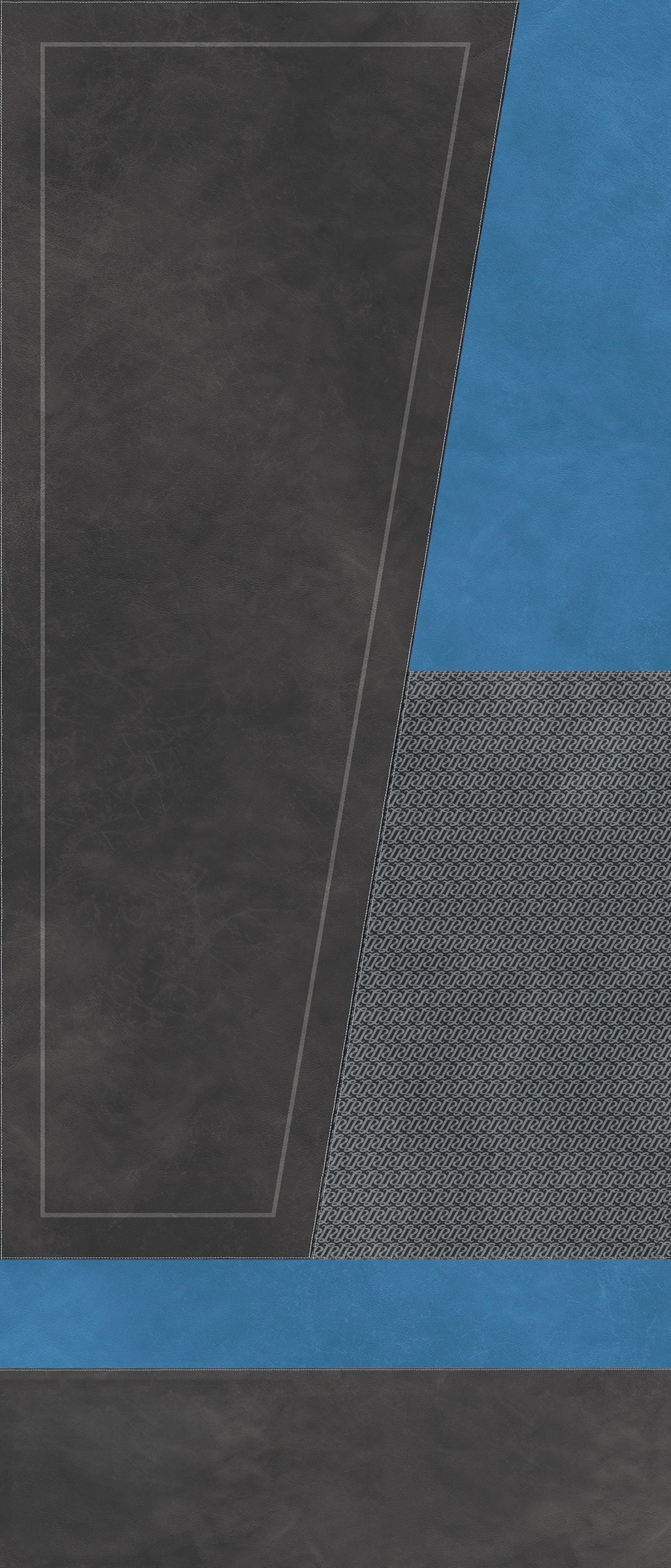 Lamborghini Korium Diagonal Logo Anthracite&Blue 120x280 - Gres Porcellanato di Tonino Lamborghini - Prezzo solo €1565! Compra ora su CEGO CERAMICHE