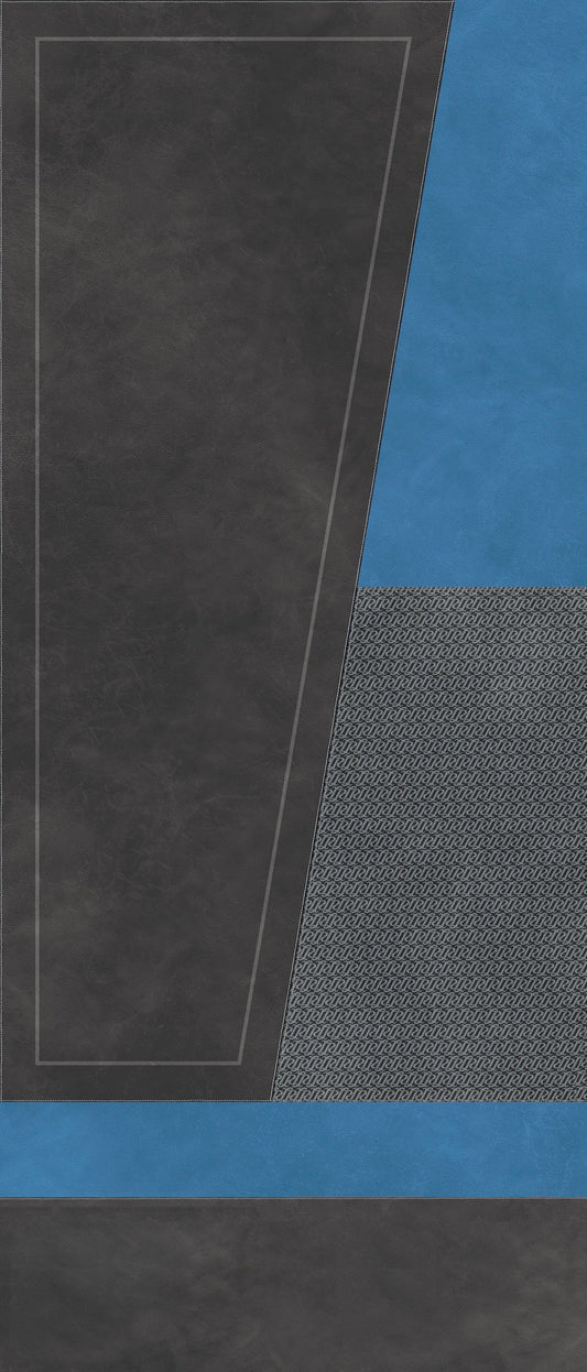 Lamborghini Korium Diagonal Logo Anthracite&Blue 120x280 - Gres Porcellanato di Tonino Lamborghini - Prezzo solo €1565! Compra ora su CEGO CERAMICHE