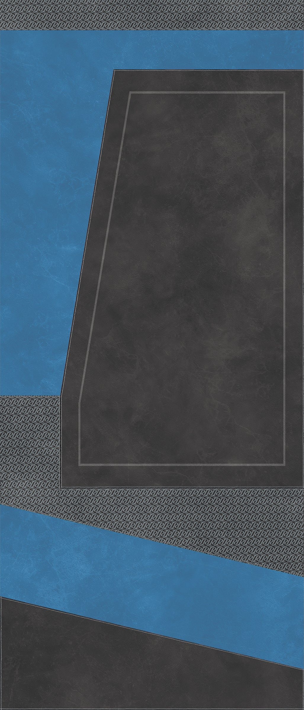 Lamborghini Korium Diagonal Logo Anthracite&Blue 120x280 - Gres Porcellanato di Tonino Lamborghini - Prezzo solo €1565! Compra ora su CEGO CERAMICHE