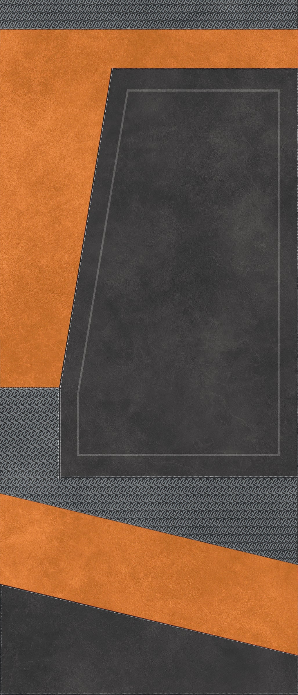 Lamborghini Korium Diagonal Logo Anthracite&Orange 120x280 - Gres Porcellanato di Tonino Lamborghini - Prezzo solo €1565! Compra ora su CEGO CERAMICHE
