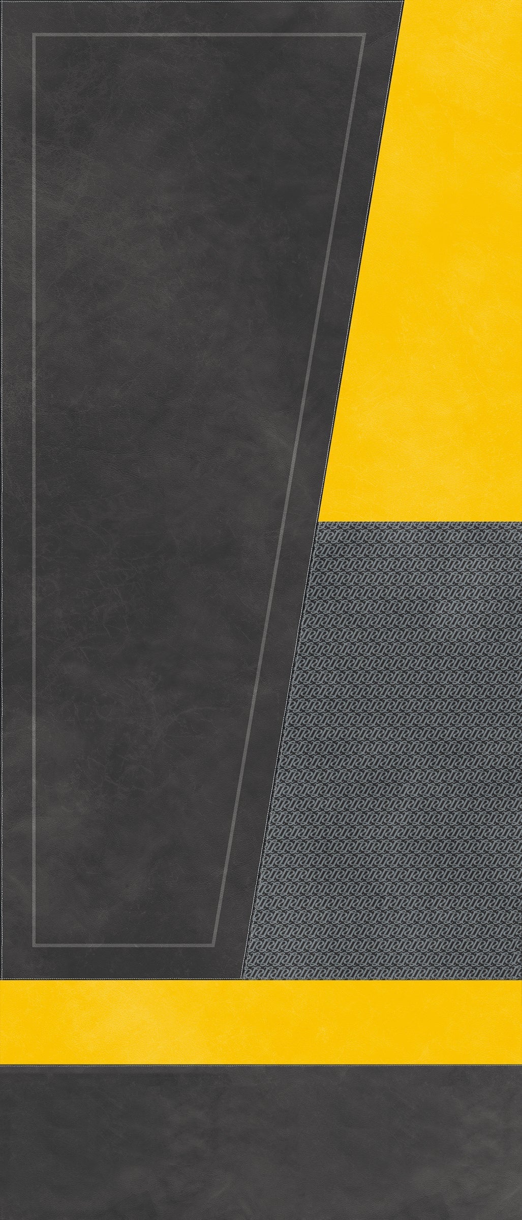 Lamborghini Korium Diagonal Logo Anthracite&Yellow 120x280 - Gres Porcellanato di Tonino Lamborghini - Prezzo solo €1565! Compra ora su CEGO CERAMICHE
