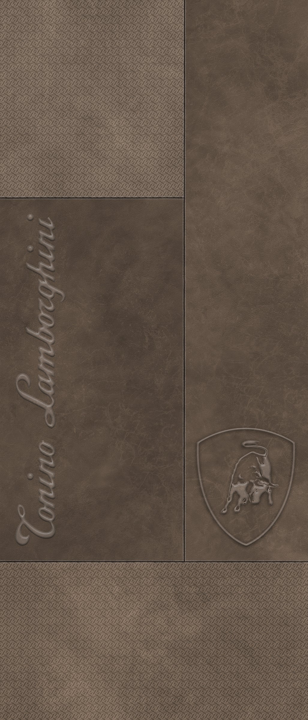 Lamborghini Korium Square Logo Brown 120x280 - Gres Porcellanato di Tonino Lamborghini - Prezzo solo €1799! Compra ora su CEGO CERAMICHE