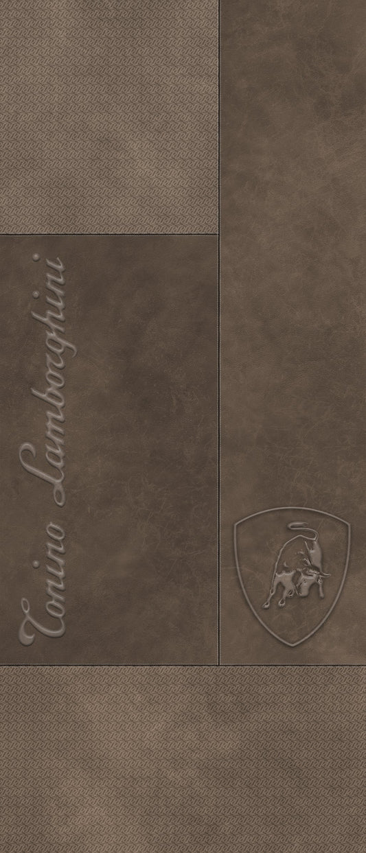 Lamborghini Korium Square Logo Brown 120x280 - Gres Porcellanato di Tonino Lamborghini - Prezzo solo €1799! Compra ora su CEGO CERAMICHE