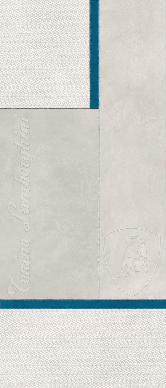 Lamborghini Korium Square Logo White&Blue 120x280 - Gres Porcellanato di Tonino Lamborghini - Prezzo solo €1799! Compra ora su CEGO CERAMICHE