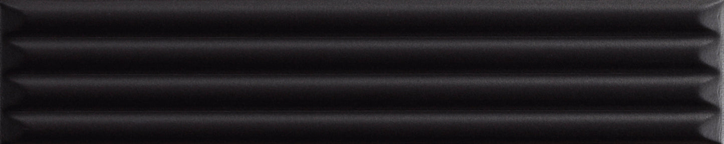 Up Cannettato Black 25x5 Glossy - Pasta Bianca di LA FABBRICA AVA - Prezzo solo €18! Compra ora su CEGO CERAMICHE