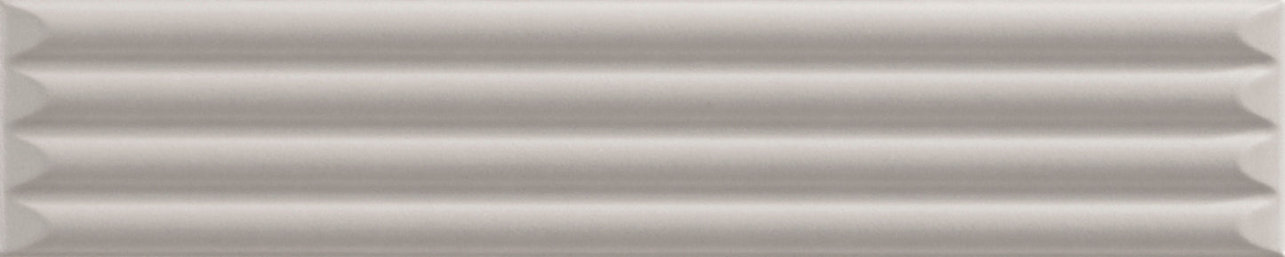 Up Cannettato Grey 25x5 Glossy - Pasta Bianca di LA FABBRICA AVA - Prezzo solo €18! Compra ora su CEGO CERAMICHE