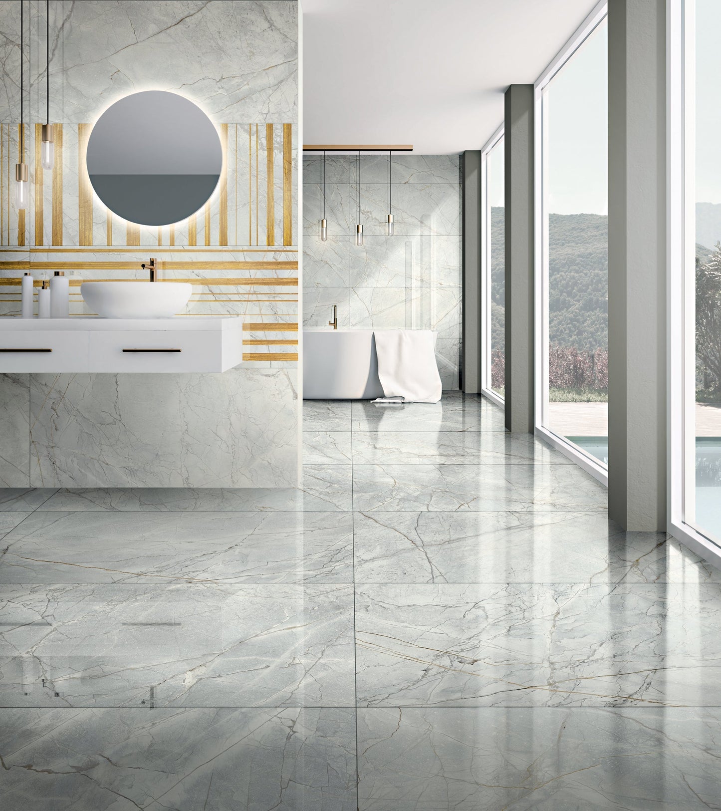 Marmi Invisible Grey 60x120 nat - Gres Porcellanato di LA FABBRICA AVA - Prezzo solo €56! Compra ora su CEGO CERAMICHE