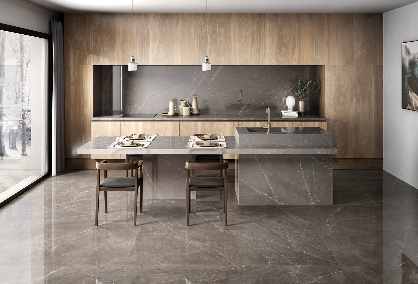Marmi Bronze Amani 60x120 lucido - Gres Porcellanato di LA FABBRICA AVA - Prezzo solo €66! Compra ora su CEGO CERAMICHE
