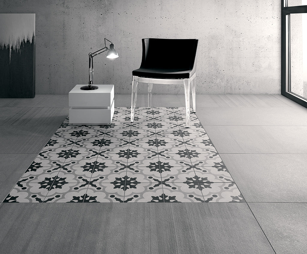 Cementine Black & White-2-20x20 - Gres Porcellanato di Fioranese - Prezzo solo €51.85! Compra ora su CEGO CERAMICHE