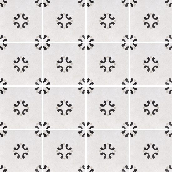 Cementine Black & White-3-20x20 - Gres Porcellanato di Fioranese - Prezzo solo €51.85! Compra ora su CEGO CERAMICHE
