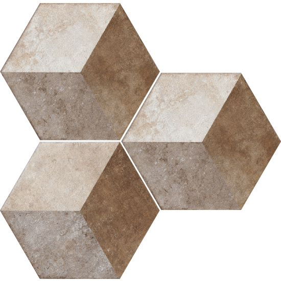 Heritage DECO EXAGONA 34,5X40 texture_2 - Gres Porcellanato di Fioranese - Prezzo solo €34.25! Compra ora su CEGO CERAMICHE