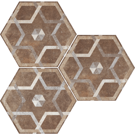 Heritage DECO EXAGONA 34,5X40 texture_5 - Gres Porcellanato di Fioranese - Prezzo solo €34.25! Compra ora su CEGO CERAMICHE