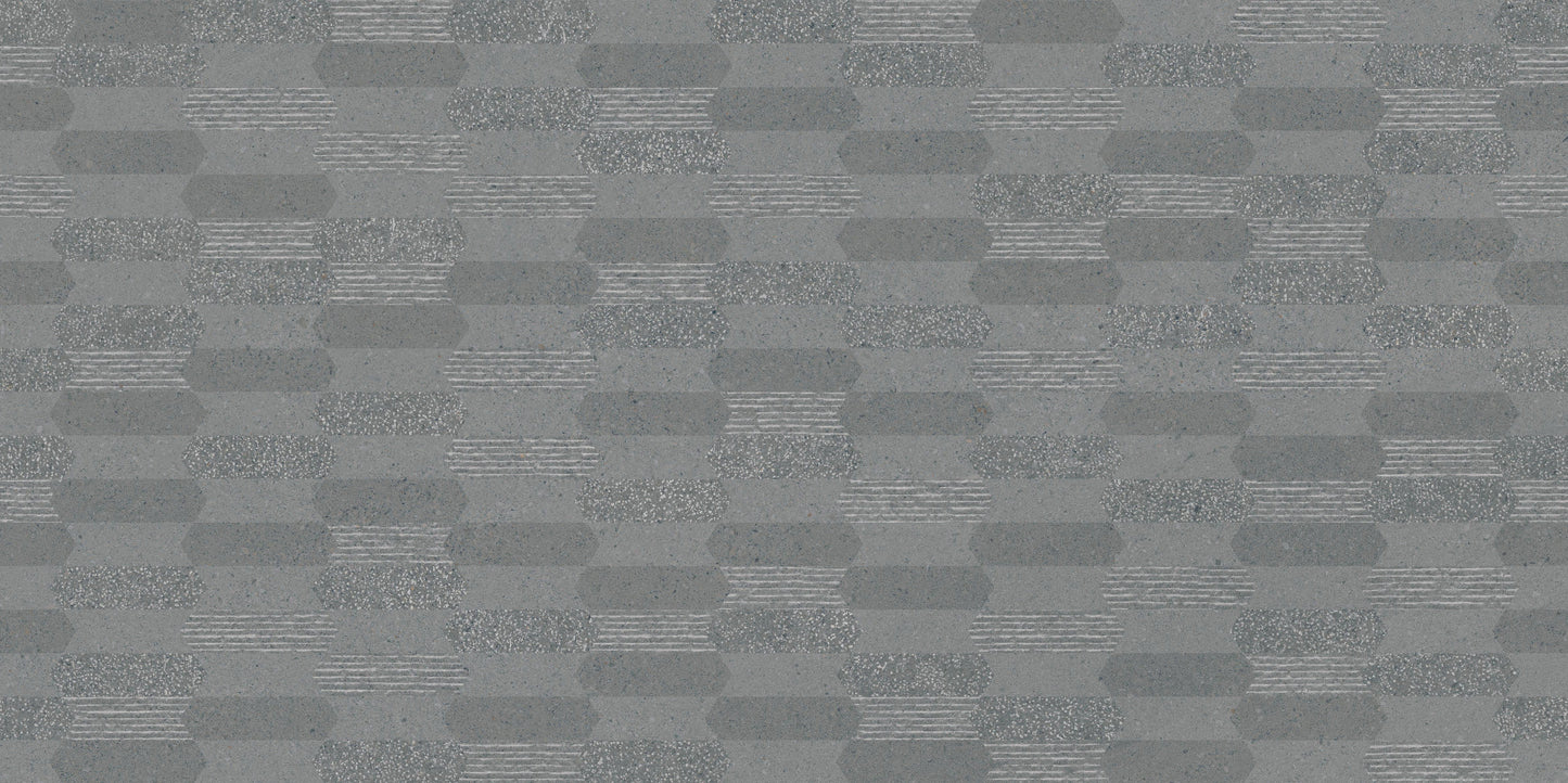 Rockin Lozenge Grey 3D Tech 60x120 Nat - Gres Porcellanato di Flaviker - Prezzo solo €69.30! Compra ora su CEGO CERAMICHE
