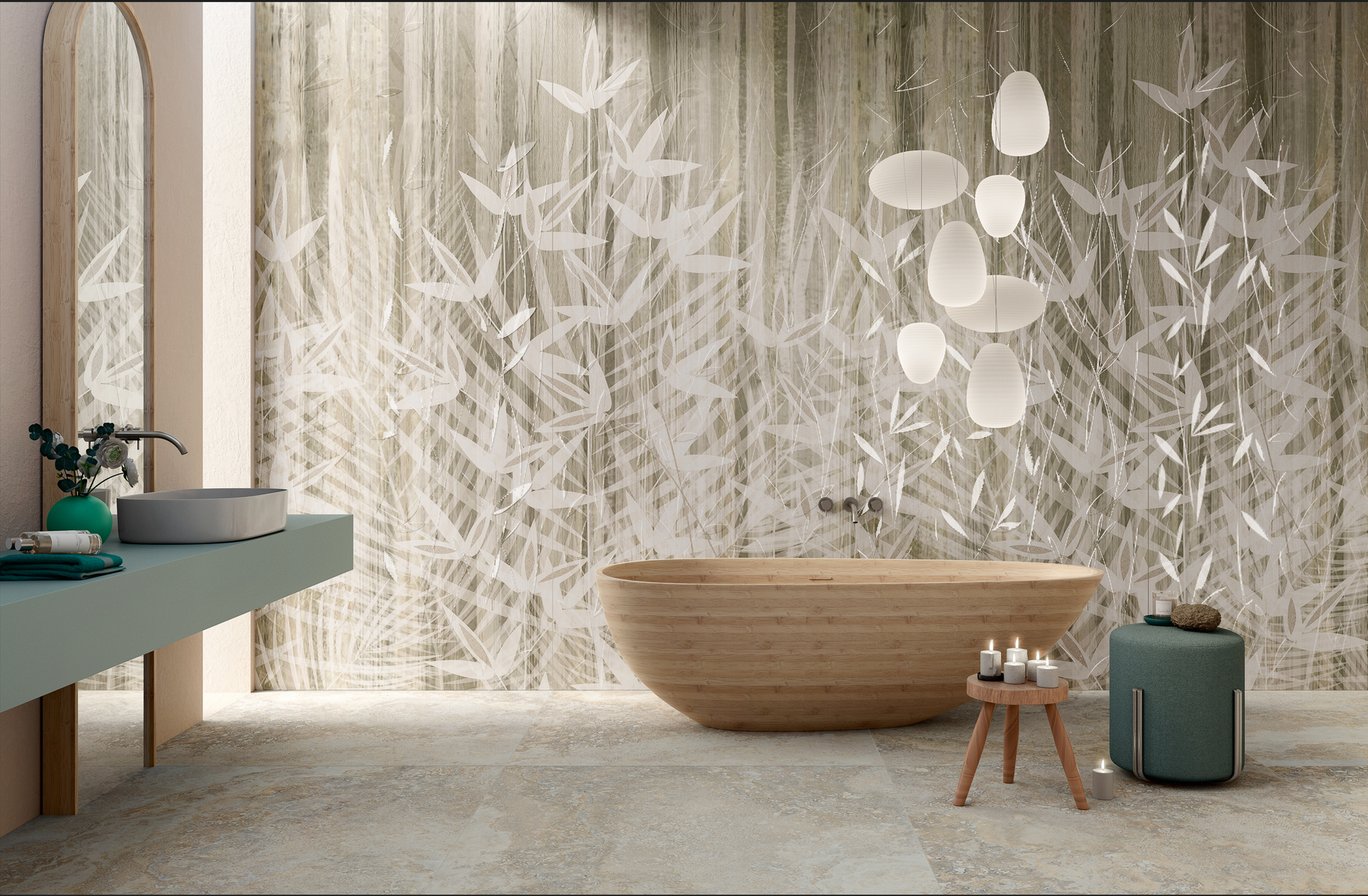 Imagine Shadow Leaves 60x120 - Gres Porcellanato di LA FABBRICA AVA - Prezzo solo €367! Compra ora su CEGO CERAMICHE