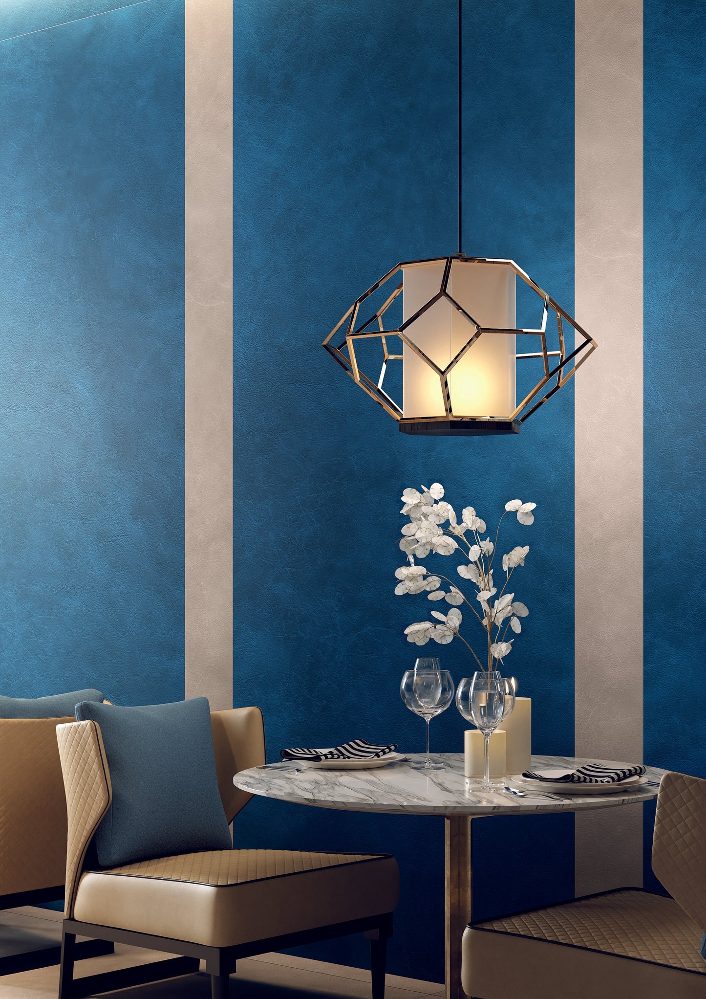 Lamborghini Korium Logo Blue 120x280 - Gres Porcellanato di Tonino Lamborghini - Prezzo solo €1799! Compra ora su CEGO CERAMICHE