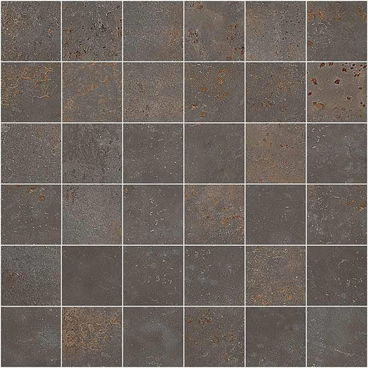 Mosaico Oxidart Iron 30x30 - Gres Porcellanato di Ceramica Sant'Agostino - Prezzo solo €63.40! Compra ora su CEGO CERAMICHE