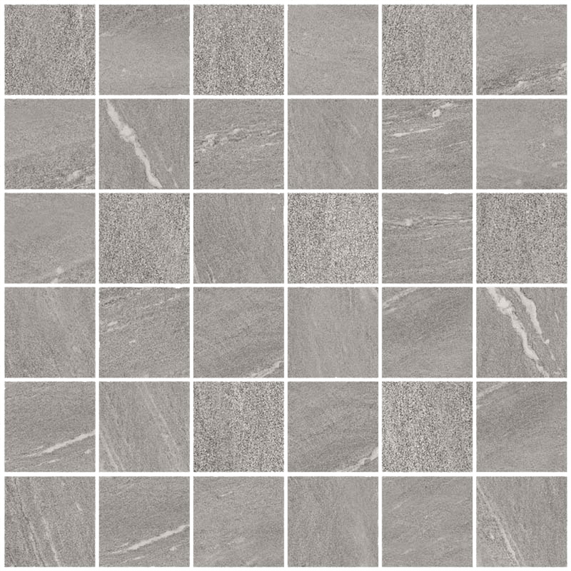 Waystone Grey Mosaico 30x30 - Gres Porcellanato di Ceramica Sant'Agostino - Prezzo solo €60.50! Compra ora su CEGO CERAMICHE