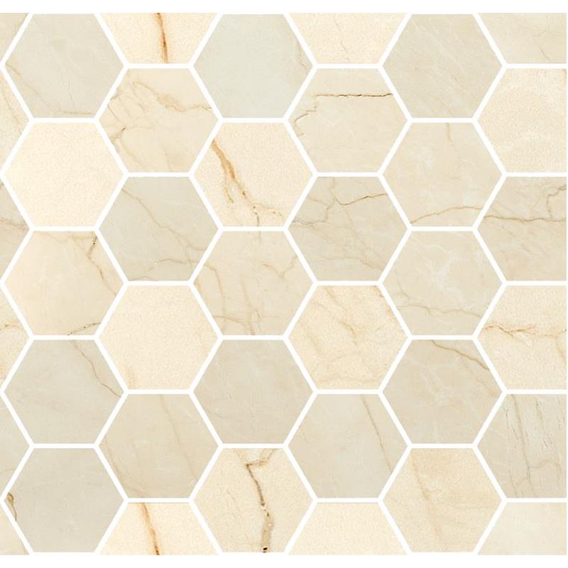 Marmorea 2 Mosaico Esagoni Crema Avorio effect 30x30 - Gres Porcellanato di Fioranese - Prezzo solo €111.70! Compra ora su CEGO CERAMICHE