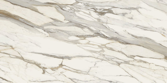 Infinito 2.0 Calacatta Gold Glossy 60x120 - Gres Porcellanato di Fondovalle - Prezzo solo €99! Compra ora su CEGO CERAMICHE
