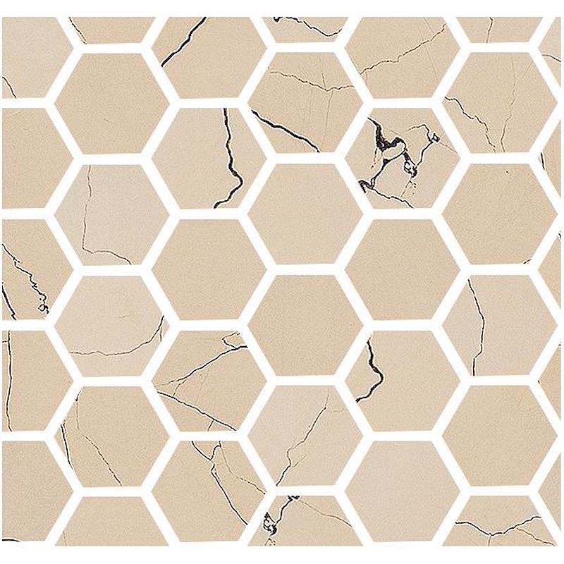 Sound of marbles Beige Antico Mosaico Esagoni levigato - Gres Porcellanato di Fioranese - Prezzo solo €111.70! Compra ora su CEGO CERAMICHE